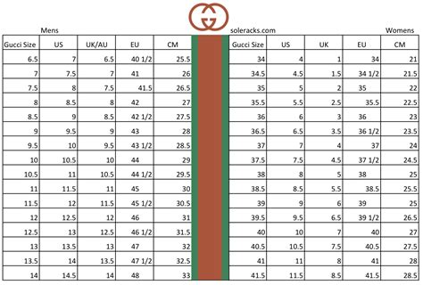 Gucci Size Charts for Men, Women & Kids ️ Size Conversion.